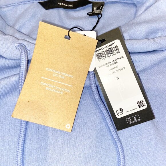 Vero Moda Octavia Hoodie in Grapemist NEW Size Small - Picture 5 of 8